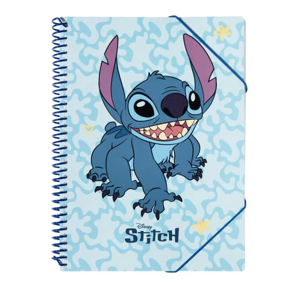 DisneyStitch-A4FolderwithElasticBand+30TransparentSleeves