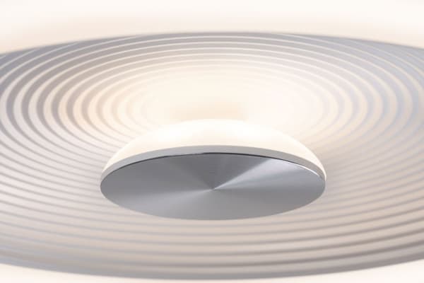 Paulmann PLM 71177, 1 lampor, LED, 3000 K, 2120 LM, IP44, Silver, Vit