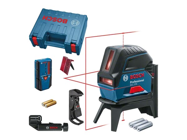 Bosch GCL 2-50 Professional, IP54, 1,5 V, 490 g
