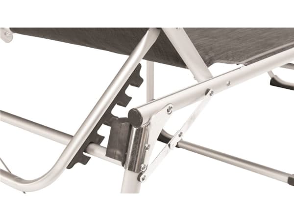 Outwell 410111, Campingstol, 120 kg, 5,4 kg, Svart, Grå, Polyester, Polyvinylklorid (PVC)