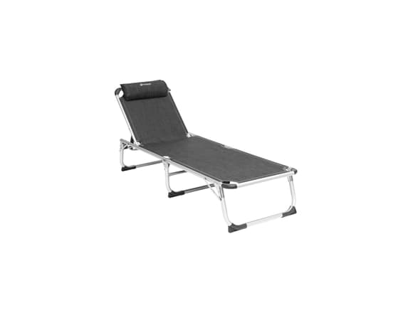Outwell 410111, Campingstol, 120 kg, 5,4 kg, Svart, Grå, Polyester, Polyvinylklorid (PVC)