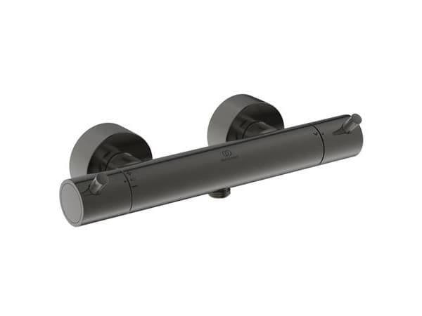 IDEAL STANDARD Ceratherm T125 - termostatarmatur 304x115x74 mm i magnetic grey - Termostatfunktion, Vand og energibesparelser, Sikkerhedsstop, PVD