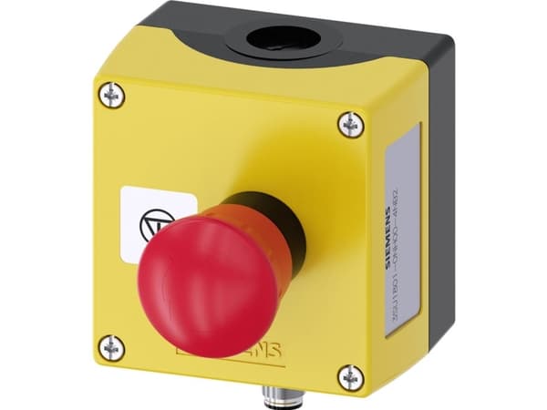 Nödstoppslåda 3SU1 40mm 2NC ''Symbol'' gul