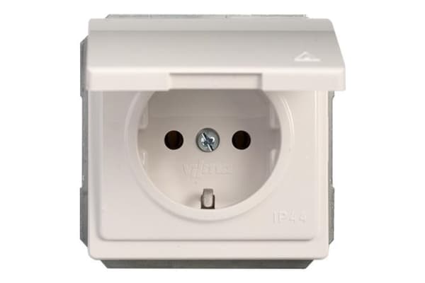 Vilma Plug Socket Rp16-003-02 V White St150