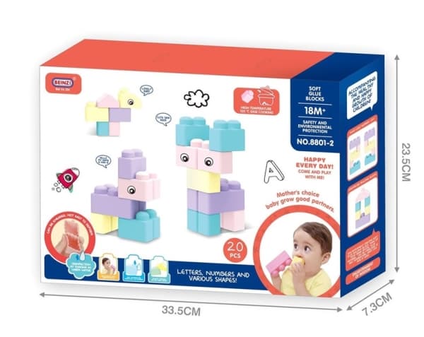 Visas inte_Z Toy Constr Baby 20Pcs 8801-2