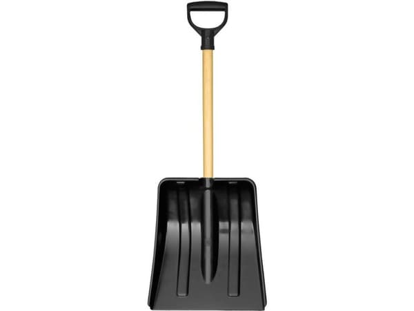 Nenurodyta_V Plastic Car Snow Shovel With Wooden Han