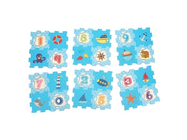 Nenurodyta_V Toy Puzzle Mat Ocean/Number 24Pcs 3102