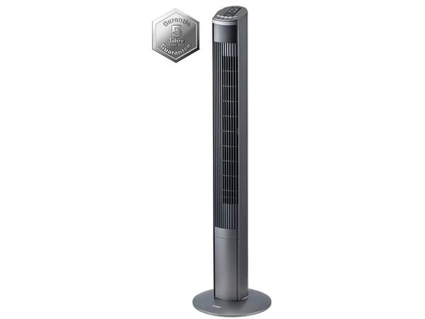 Trisa Fresh Breeze, Husholdningstårnvifte, Sort, Grå, Gulv, 52 dB, 3 RPM, 0 - 70°