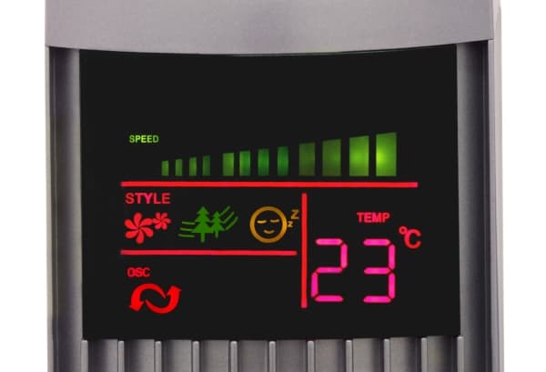 Trisa Fresh Breeze, Husholdningstårnvifte, Sort, Grå, Gulv, 52 dB, 3 RPM, 0 - 70°