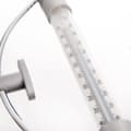 Miniatyrbild 2 av 3: Modern utomhusfönstermometer för ett 24 cm fönster (silver)