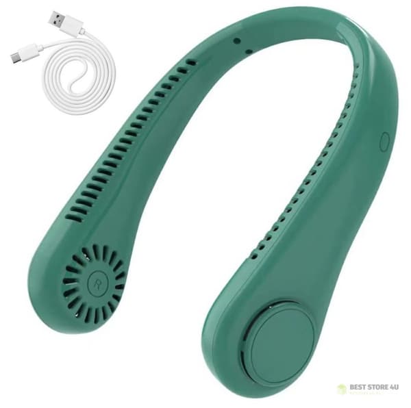 AG921A Bærbar Halsventilator Grøn