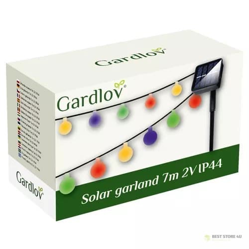 Solgarland 7m 2V IP44 Gardlov 23865