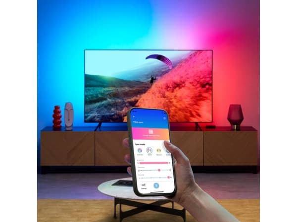 WiZ Sync Box ja TV-taustavalonauha, 75"-85"