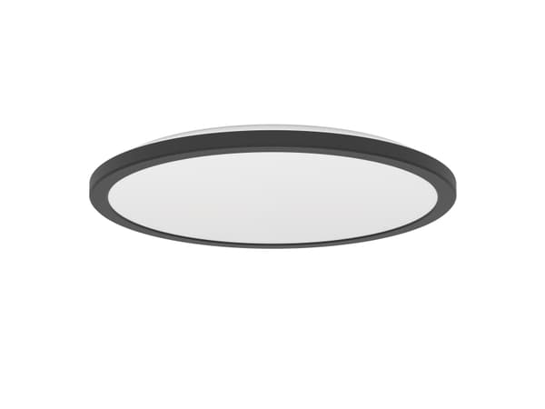 Ceiling LED lamp EGLO ROVITO-R IP44 18W 2700-6500K 2300lm black Ø39cm with remote control