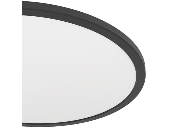 EGLO ROVITO-R LOFT Ø500 CCT 28,8W 3600LM DÆMPB. IP44 SORT