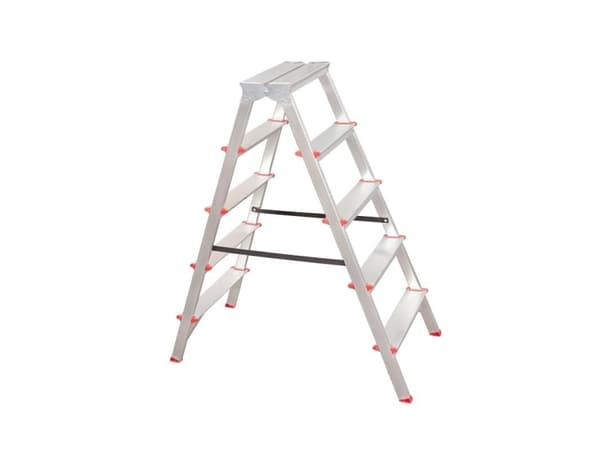 Haushalt 2-Sided Aluminium Folding Stairs 5-Step