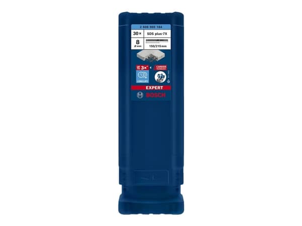 Bosch Expert 7x - Bor - for betong, forsterket betong, granitt, herdet betong, gneiss - 30 deler - 8 mm - SDS-plus - lengde: 215 mm