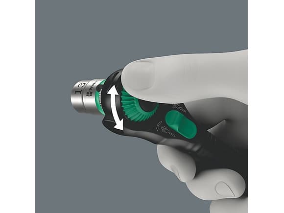 Wera 05135882001, 1 st, svart, grön, svart, grön, 1/2"