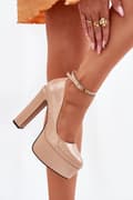 Miniatyrbild 3 av 3: Block heel pumps model 213886 Step in style