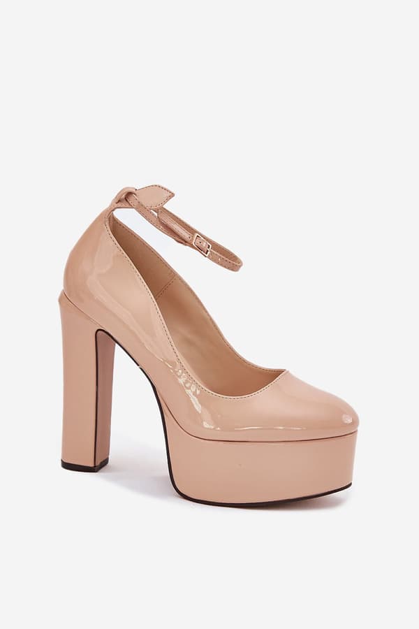 Block heel pumps model 213886 Step in style beige 39