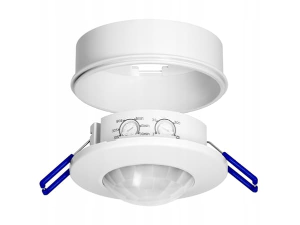 Liiketunnistin 360°, IP20, 1200W, max. kantama 8m, valkoinen