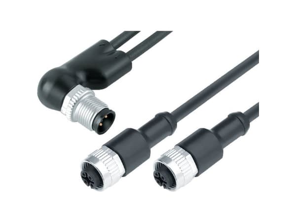 pärm 77 9827 3430 50003-0200-20 Sensor, ställdonskontakt, Stickpropp, vinklad, Anslutning, rak 2 m Polnummer (RJ): 4, 3 1 st