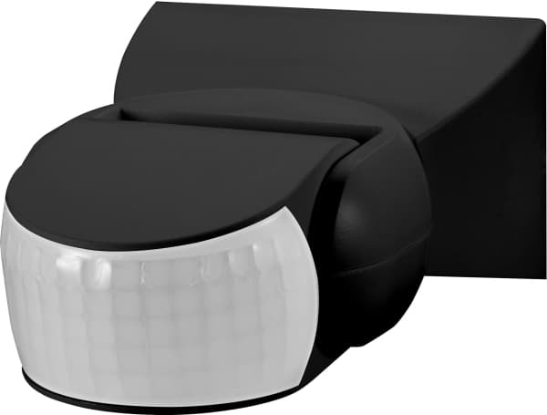 Bevegelsessensor 360°/180° 2 sensorer, IP65, 1200W, svart, TUYA Smart Wi-Fi