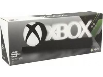 Paladone Xbox Icons Light V2, Plug-in nattlampa, Svart, Vit, Universal, 300 mm, 100 mm, Batteri, USB