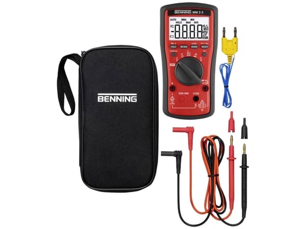Benning MM 2-3 Hand-Multimeter digital CAT II 1000 V, CAT III 600 V, CAT IV 300 V Anzeige (Counts): 6000 (044693)
