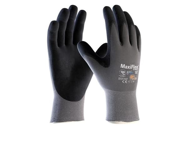 Maxiflex ultimate koko 9 - kokoonpanokäsine, optimaalinen istuvuus ja ergonomia. hengittävä, viilentävä