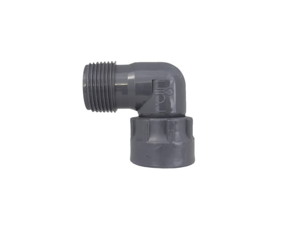 Rain Pvc Elbow W/Or 1In Fx1in M