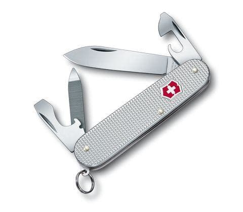 Victorinox 0.2601.26, Fällkniv med låsblad, Kniv med flera verktyg, Drop point, Grå, 9 verktyg, 3,6 mm