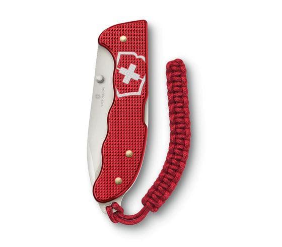 Victorinox Evoke Alox, Fällkniv med låsblad, Jaktkniv, Clip point, Röd, 13,6 cm, 18 mm