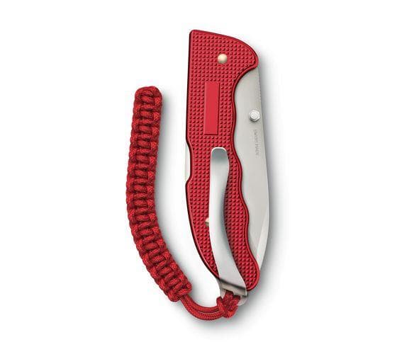 Victorinox Evoke Alox, Fällkniv med låsblad, Jaktkniv, Clip point, Röd, 13,6 cm, 18 mm
