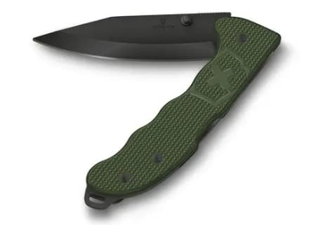Victorinox Evoke BSH Alox, Klappkniv med lås, Jaktkniv, Klipp punkt, Grønn, 13,6 cm, 18 mm
