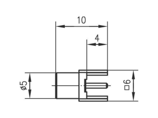 Telegärtner 100025150 100025150 N-kontakt Stickpropp, rak 50 ? 1 st