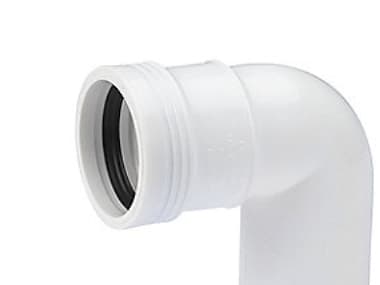 Wavin PP bøjning 88,5 grader Ø 32 mm hvid