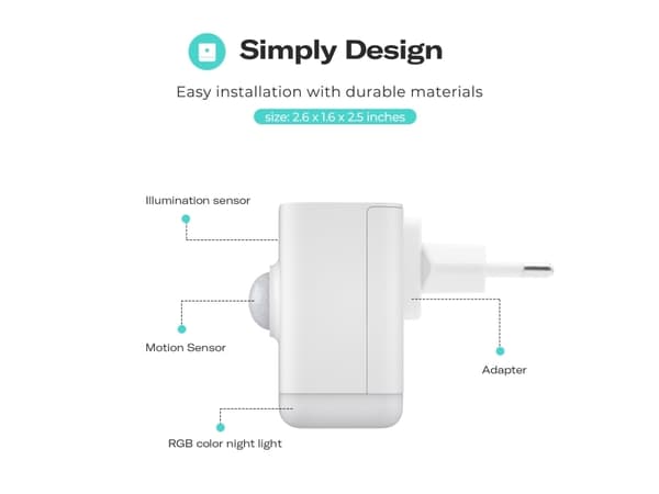 THIRDREALITY Multi-Function Night Light (Type-F)