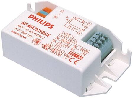 Philips HF-M RED 118 SH PL-C/PL-T 230-240V, Grå, Oransje, AC, 230 - 240 V, 50 - 60 Hz, 34 g, 1 stykker