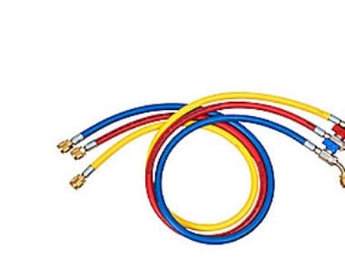 Refco CA-CCL-60-45 - 3 x serviceslangar, 1/4'', kula, vinkel, 60 bar, R410/R32