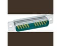 Miniatyrbild 3 av 3: Harting 09 69 111 5051, D-Sub 1, Grön, Metallisk, Polyester, Stål, Termoplastisk harts, Plåtburk, Kopparlegering, 5 A
