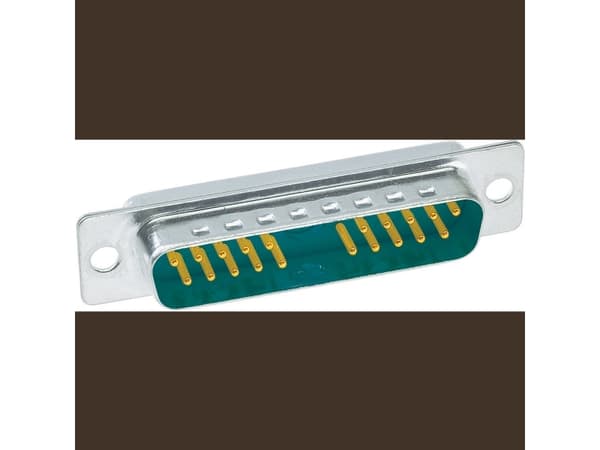 Harting 09 69 111 5051, D-Sub 1, Grön, Metallisk, Polyester, Stål, Termoplastisk harts, Plåtburk, Kopparlegering, 5 A