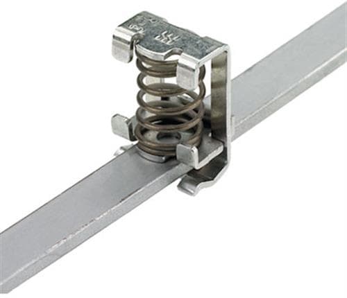 Weidmüller KLBUE 3-8, Klemkobling, 10 stykker, Stål, Sølv, -25 - 55 °C, 14,5 mm