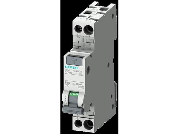 Kombisikring RCBO compact 1P+N 6kA A 30mA C2