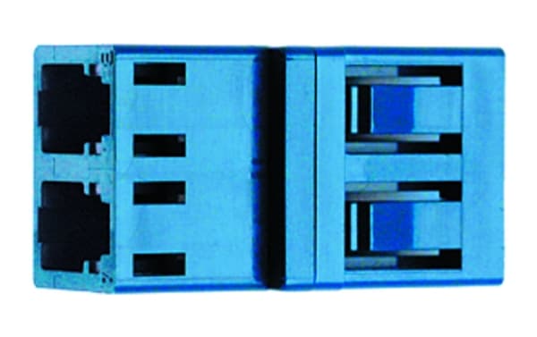Telegärtner J08071A0017, LC, sininen, keraaminen, kestomuovi, 13.1 mm, 25.6 mm, 15.4 mm