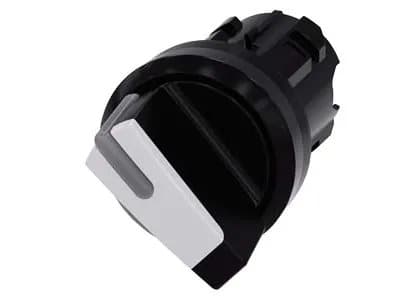 Siemens 3SU1002-2BC60-0AA0, Muovi, Musta, Valkoinen, 23 g, 30 mm, 28 mm, 52 mm