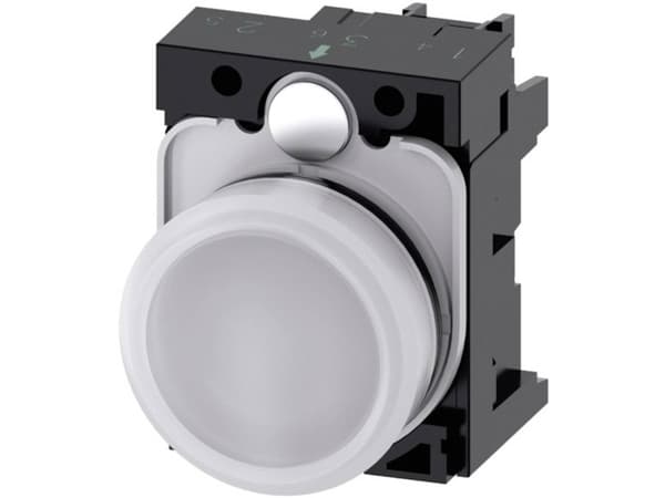 Signallampe 22mm ru pla hv lin glat 230V