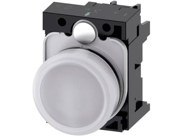 Signallampe 22mm ru pla hv lin glat 230V