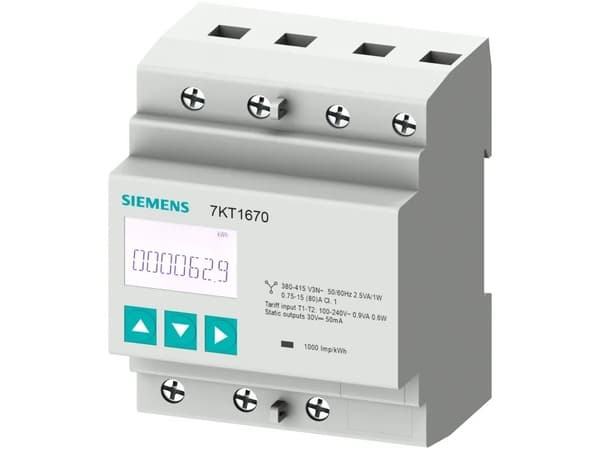 Mittari 7KT1 PAC1600 3F 80A M-väylä S0 MID