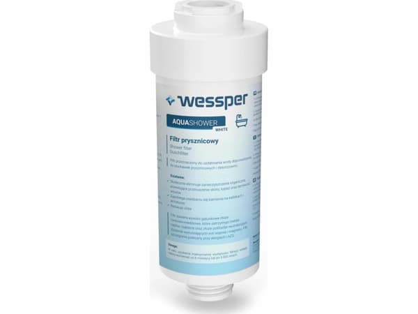 Wessper DUSJFILTER WESSPER DUSJ HVIT